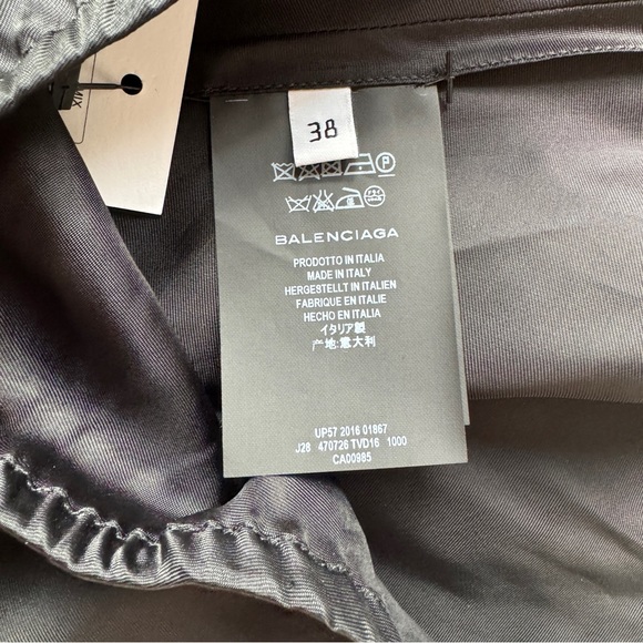 Balenciaga Paris Flutter Hem Midi skirt. Sz 38 - Picture 6 of 9